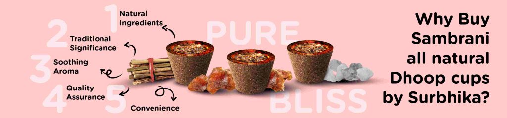 From Stress to Serenity: Spiritual Benefits of Natural Sambrani Dhoop Cups