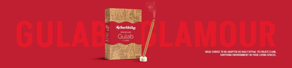 Best Incense for Home - Gulab Dhoop Sticks -Surbhika