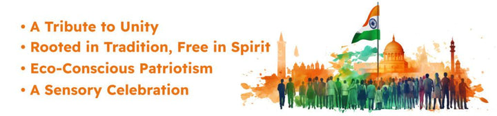 Celebrating 15 August : Colours of Unity by Surbhika this Independence Day!