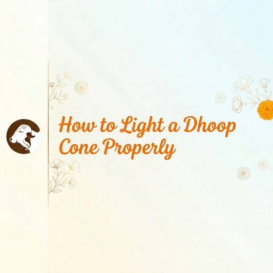How to Light a Dhoop Cone Properly - Blog Surbhika