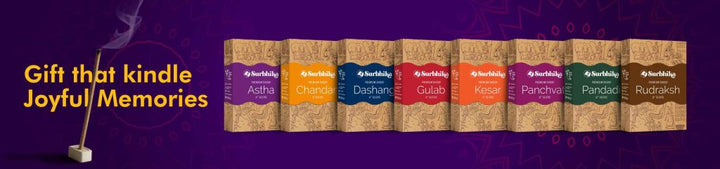 Surbhika Aromatic NATURAL Incense Sticks for a Memorable Celebration this Diwali
