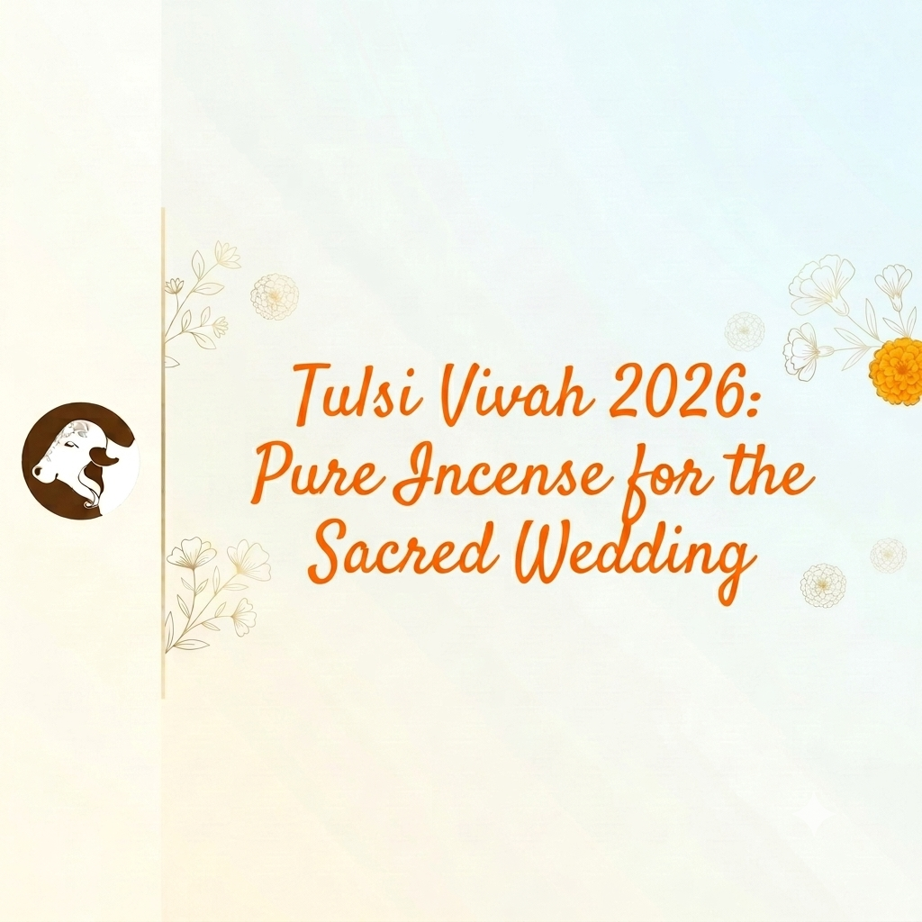 Tulsi Vivah 2026: Pure Incense for the Sacred Wedding - Surbhika Charcoal Free Natural Dhoop Incense