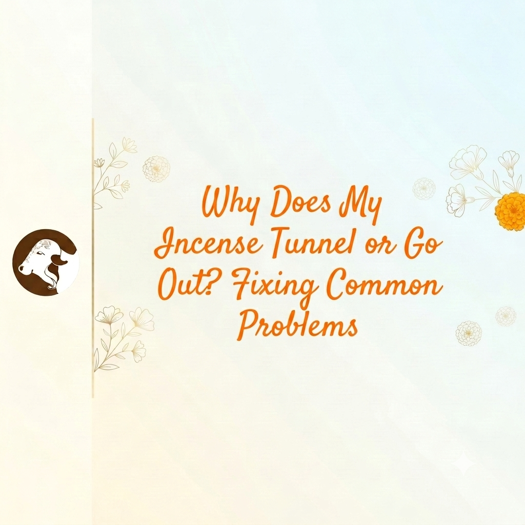 Why Does My Incense Tunnel or Go Out? Fixing Common Problems - Blog Surbhika Natural Incense Sticks
