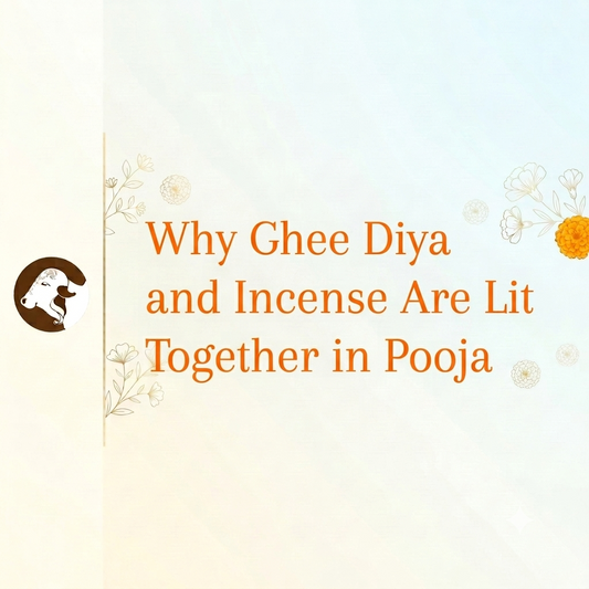 Why Ghee Diya and Incense Are Lit Together in Pooja