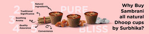 From Stress to Serenity: Spiritual Benefits of Natural Sambrani Dhoop Cups