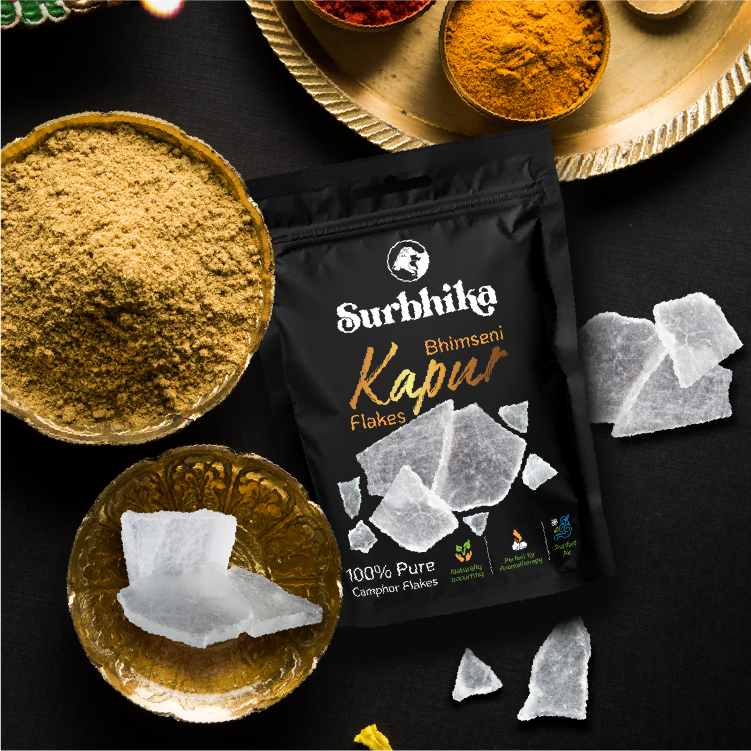 Bhimseni Kapur Flakes Pouch 40g