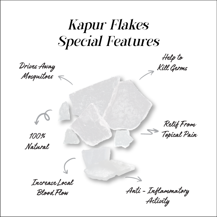 Bhimseni Kapur Flakes Pouch 40g