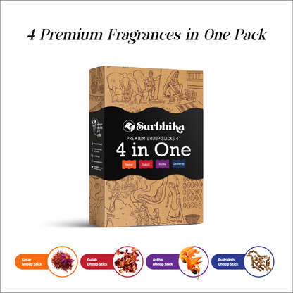 4 in One Dhoop Sticks 4 inch | Surbhika (2)