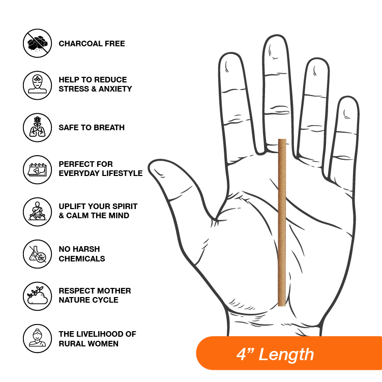 4 in One Dhoop Sticks 4 inch