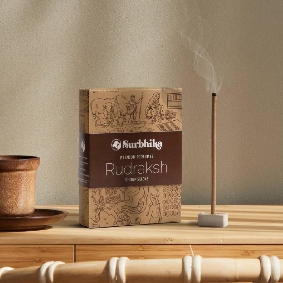Rudraksh Premium Bamboo Less Dhoop Sticks 6 Inch