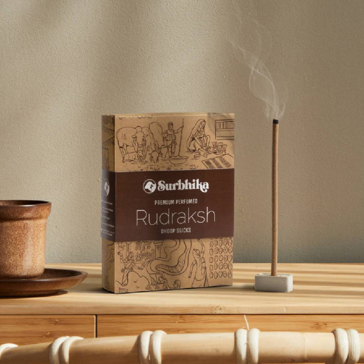 Rudraksh Premium Bamboo Less Dhoop Sticks 6 Inch