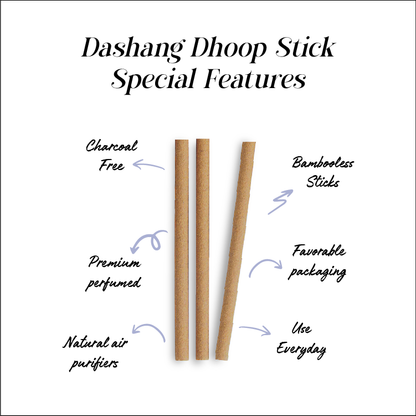 Dashang Premium Bambuless Dhoop Sticks 4 Inch | Surbhika (6)