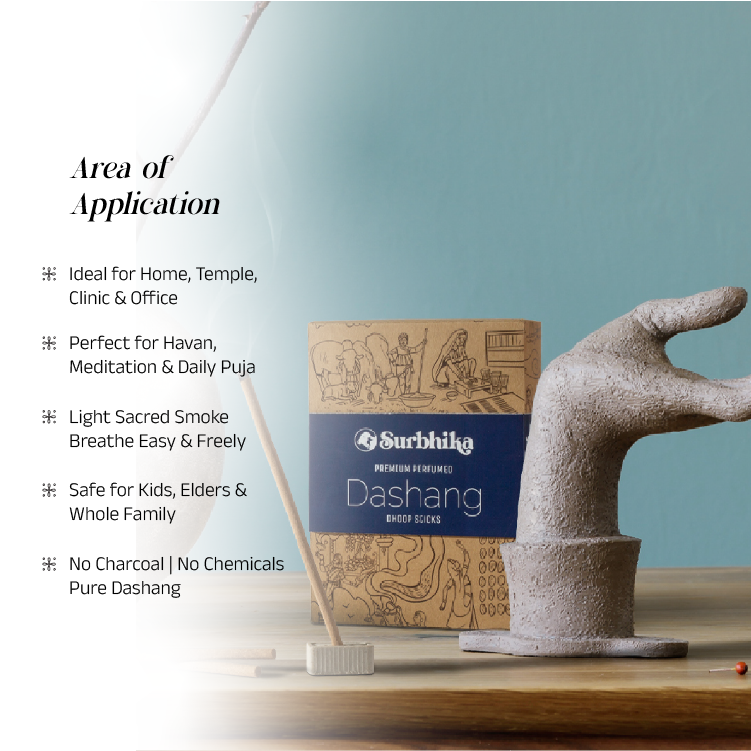 Dashang Premium Bambuless Dhoop Sticks 4 Inch