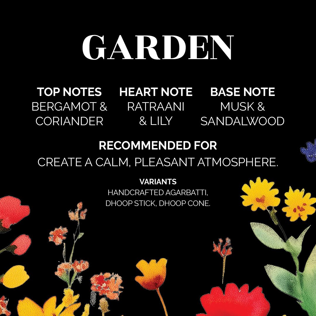Garden Dhoop Cone