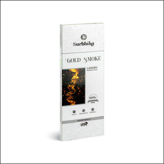 Gold Smoke Luxury Incense Sticks | Surbhika