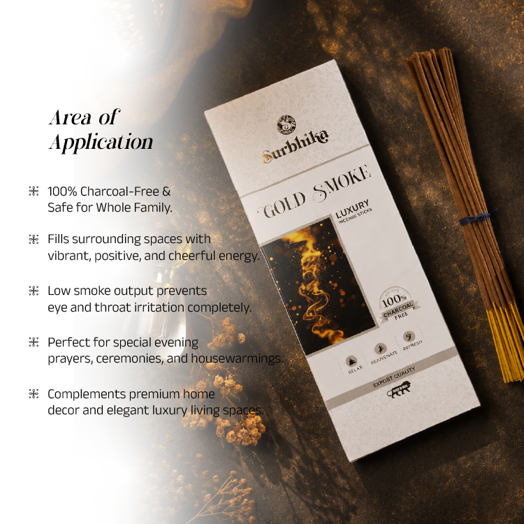 Gold Smoke Luxury Incense Sticks