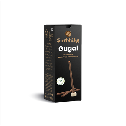Gugal Dhoop Sticks : Pure, Bambooless & Charcoal Free -6 In | Surbhika