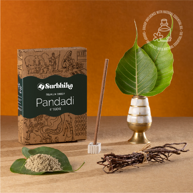 Pandadi Premium Bamboo less Dhoop Sticks 6 Inch