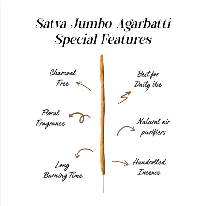 Satva Jumbo Agarbatti 16 inch | Surbhika (7)