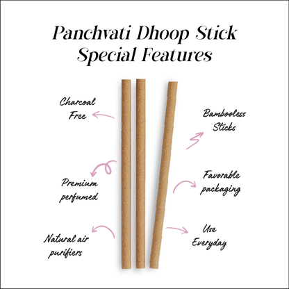 Panchvati Premium Bamboo Less Dhoop Sticks 6 Inch | Surbhika (6)