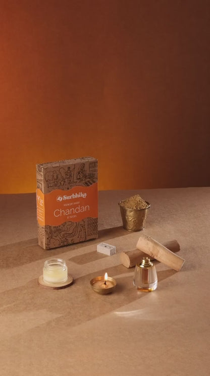 How to Burn chandan dhoop sticks for your daily puja at home or office - video by surbhika.com