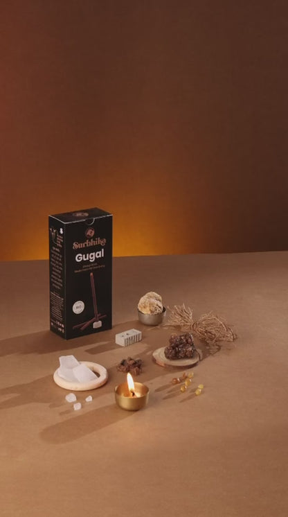 How to use gugal dhoop sticks ? - video by surbhika.com