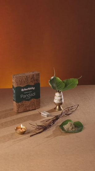 How to burn (use) Pandadi Dhoop Sticks - video by surbhika.com