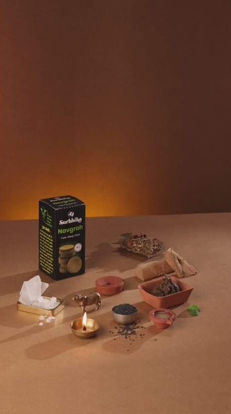 How to Burn (Use) Navgrah Dhoop Chhana Tikki at your home / office ? - Guide by Surbhika.com
