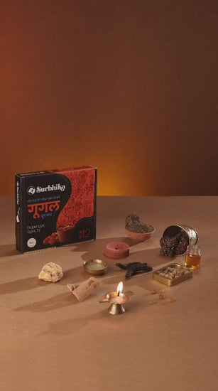 How to burn Gugal Sambrani Dhoop Cup - A charcoal fee incense product by Surbhika