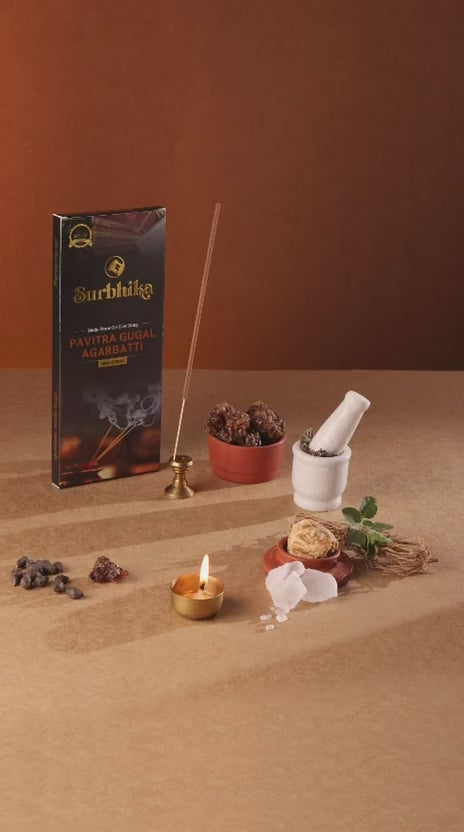 How to Light Pavitra Gugal Charcoal Free Agarbatti - Video by Surbhika.com