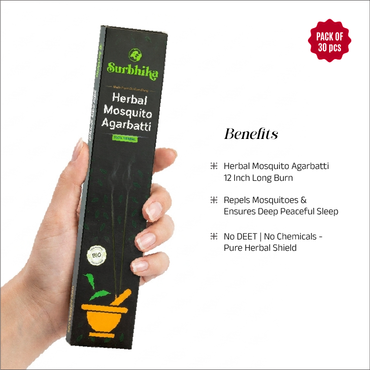 Herbal Mosquito Agarbatti 12 Inch