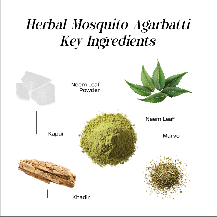 Herbal Mosquito Agarbatti 12 Inch